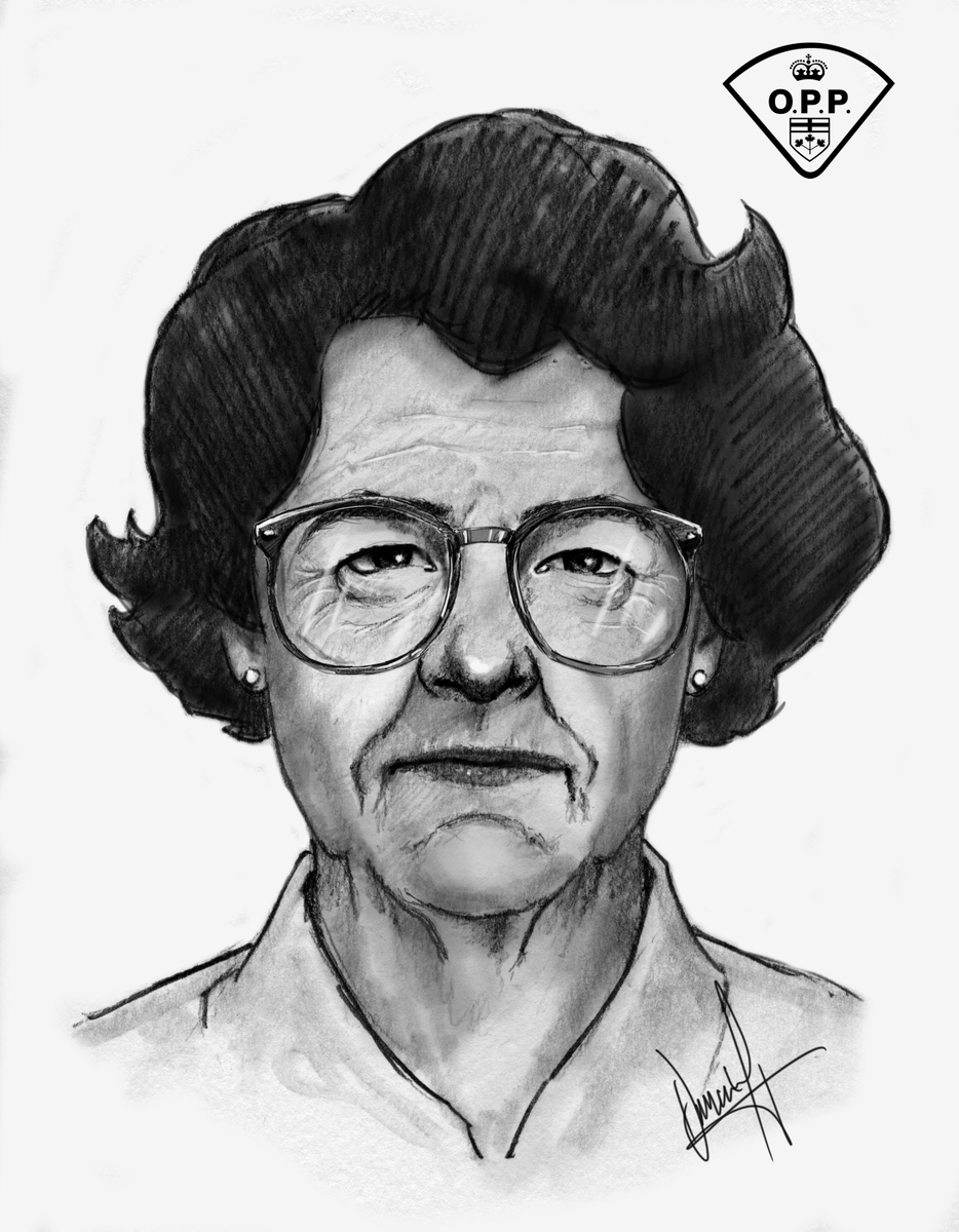 Francis Muriel Harris disappeared on April 21, 1972. Foul play cannot be ruled out and police continue to look for information on the case. If you can help contact #PtboOPP at 705-742-0401, the Provincial Communication Centre 888-310-1122 or <a href="/PtboCrime/">ptbo crime stoppers</a> ^jf