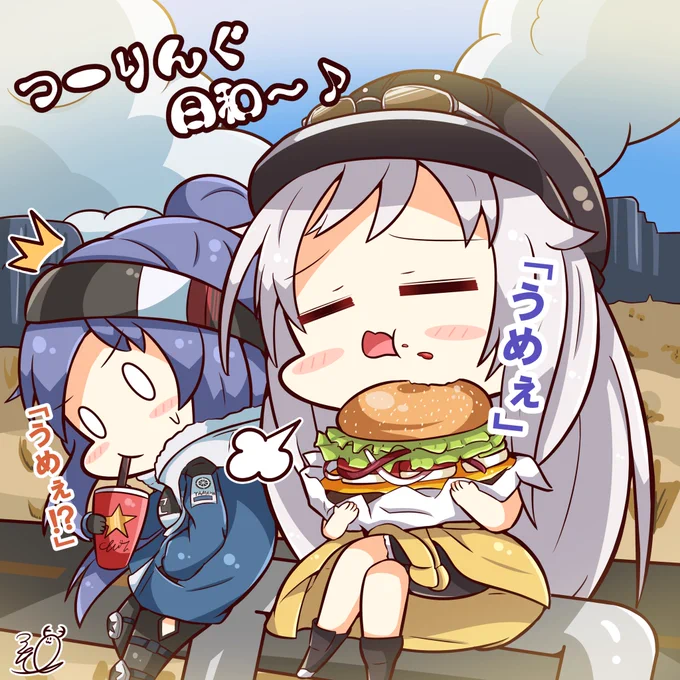 超偏食なエンプラちゃんが食の喜びに目覚めて、自炊チャレンジしたりハンバーガーもしゃったりするまで・*・:≡( ε:)
#アズールレーン 