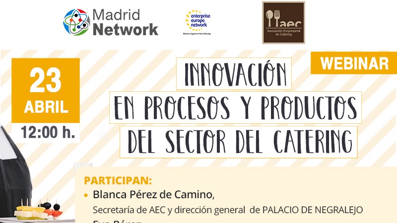 Compartiremos una charla sobre #innovación en procesos y productos del sector del #catering, junto con la <a href="/AECatering_/">AECatering</a> donde participaran <a href="/ElAConvento/">El Antiguo Convento</a>  @negralejo <a href="/LifeGourmet_/">Life Gourmet Catering</a> #agacatering modera: <a href="/gemasanzs/">Gema Sanz Sanz</a>  No podéis faltar.

madridnetwork.org/eventosmn/23-a…
