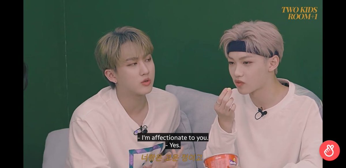 This one has been through on debateChangbin means obsessive as how felix always cling onto him and changbin always do that to hyunjin.But, he didn't say he hate it. He even said he affectionate to felix. That means he loves yongbok too