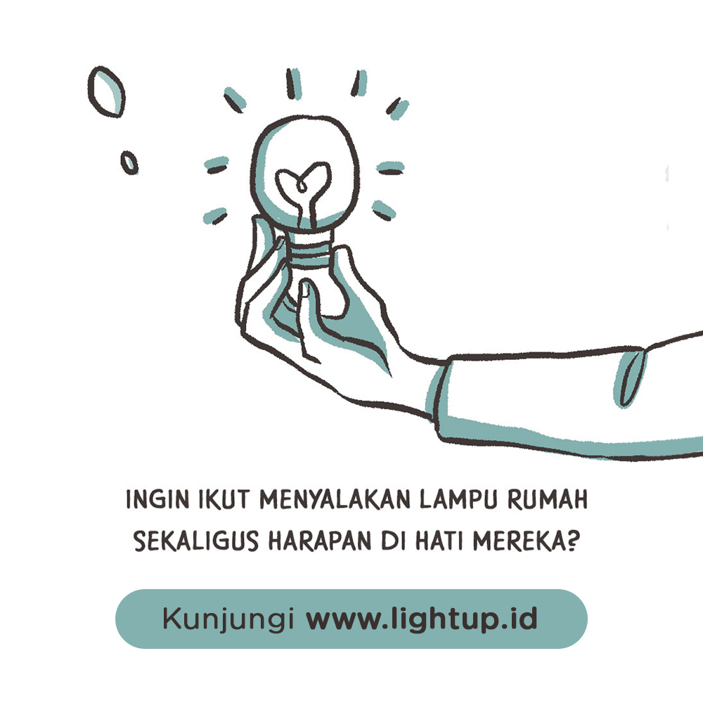 Bantuan listrik akan diberikan pada 100.000 keluarga di Indonesia. Yuk donasi ke web https://t.co/DffP18hYnB! 

Mari kita berani melawan gelap bersama dengan #LightUpIndonesia! 