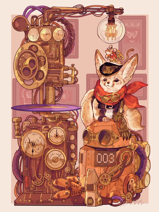「steampunk」 illustration images(Oldest｜RT&Fav:50)