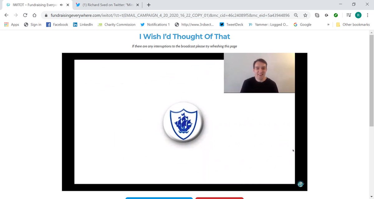 Now at  #IWITOT is  @joewritescopy who is talking about the Blue Peter badge! Funnily enough I blogged about this a few years ago."I could never get my hands on 1! I even designed a Blue Peter Faberge egg... The Blue Peter totaliser. I wish I'd thought of that... a design icon."