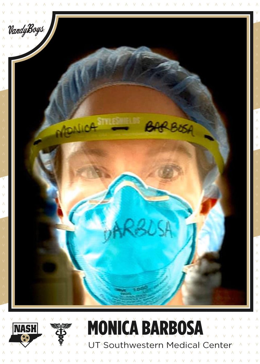 TimCorbin's tweet photo. Our next hero received her medical training at VUMC, where she became a loyal Vanderbilt Baseball supporter. She currently is focusing on Internal Medicine and mentoring UTSW medical students. Batting 2nd from Augusta, GAβ¦Dr. Monica Barbosa #herostartinglineup #sayitsteve https://t.co/yPwGIF1W7d
