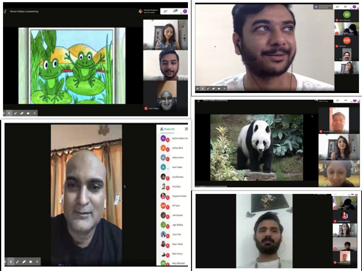 Inscripts's tweet image. Our Team connected over a Video Call in this lock down situation for a session of Pecha Kucha

Together we were able to build a story and also catch some fun