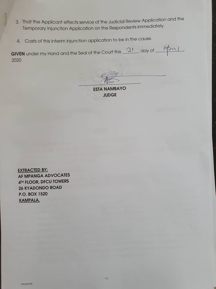equalitynow_ug's tweet photo. Alert: Following law suit by Ntungamo Municipality MP Gerald Karuhanga & his Erute North counterpart Jonathan Odur yesterday, NOW Civil Div of High Court halts release of Sh10bn to MPs until April 29 when application challenging legality will be heard #Block10b @CSBAGUGANDA
๐๐ https://t.co/iaMiUZdkFo