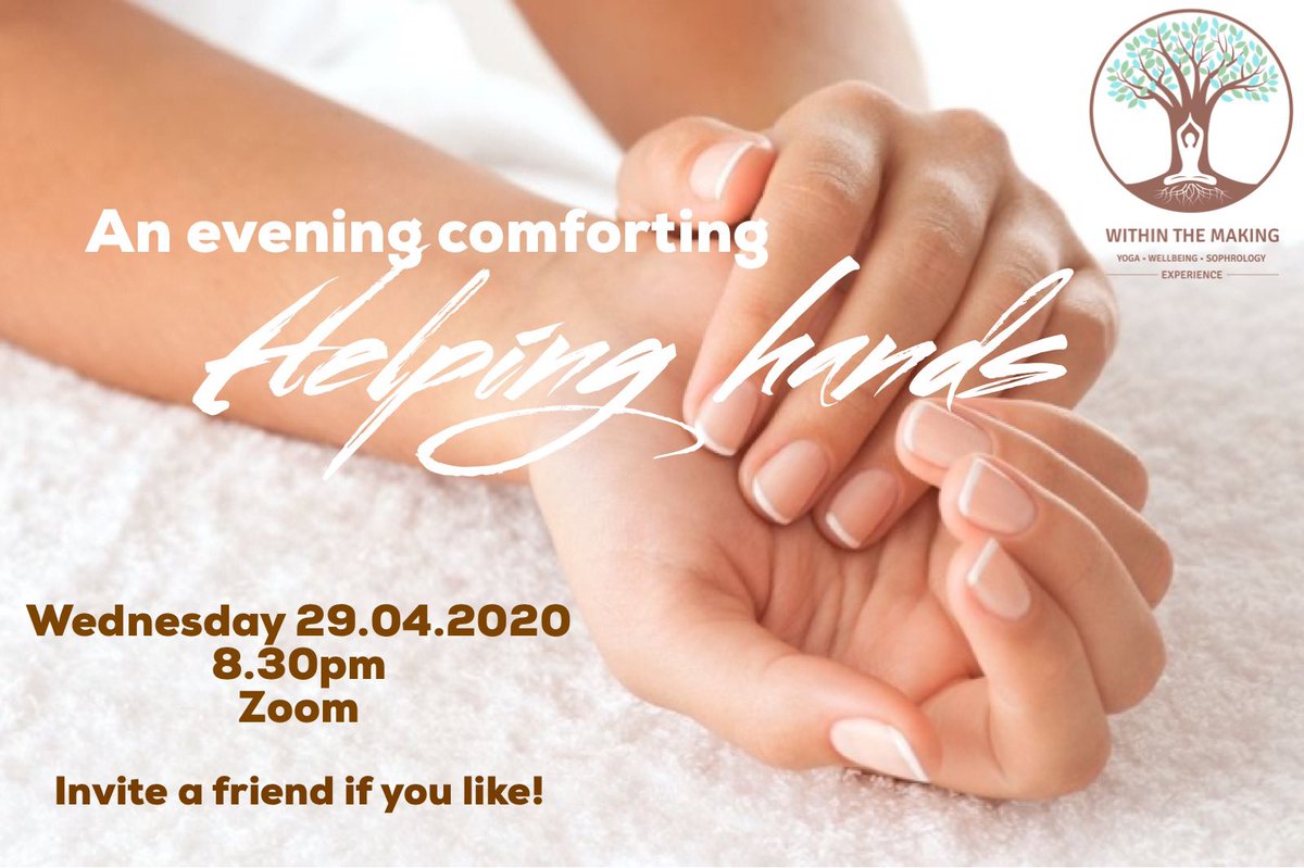 withinthemaking's tweet photo. Excited to be continuing my FREE online live “Wellbeing At home” series with this new session!
We will have a lovely relaxing evening learning how to look after your hands in a super simple, enjoyable and effective way🙌🏻 Get in touch if you’re interested to join💙 https://t.co/qXYMHe1LfM