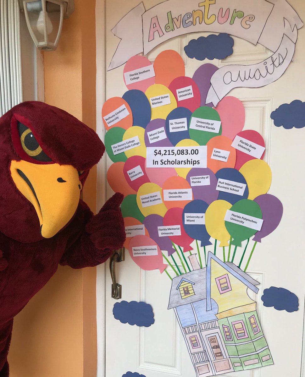 mssh_hawks's tweet photo. Hank the Hawk celebrates the Class of 2020’s achievements on this Academic Signing Day.  Wishing you the best on your new adventure!!!!! #iammiamisprings #allinthistogether2020 https://t.co/jjDYpjSVfr