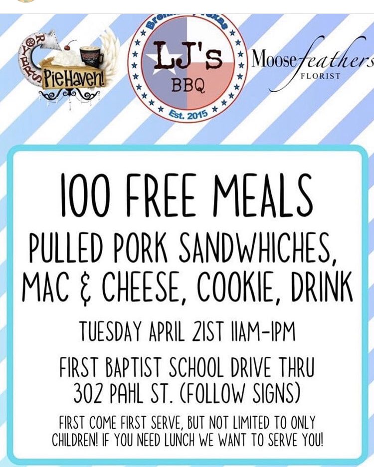 mmurphyBES's tweet photo. Thank you @LJsTXBBQ ❤️

#GreatThingsBrenham https://t.co/9mbwVSg5cF