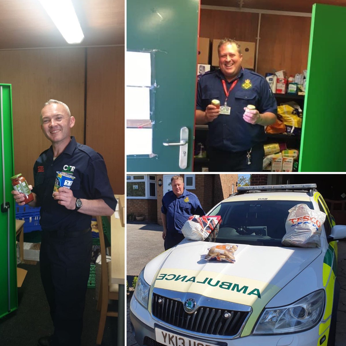 Yesterday and today we have had Gaz out in 658 supporting our communities.

He has been delivering food and shopping for Burntwood Be A Friend and is working at a foodbank today with Andy. Give them a wave if you see them going past 👋

#support #DoingWhatWeCan