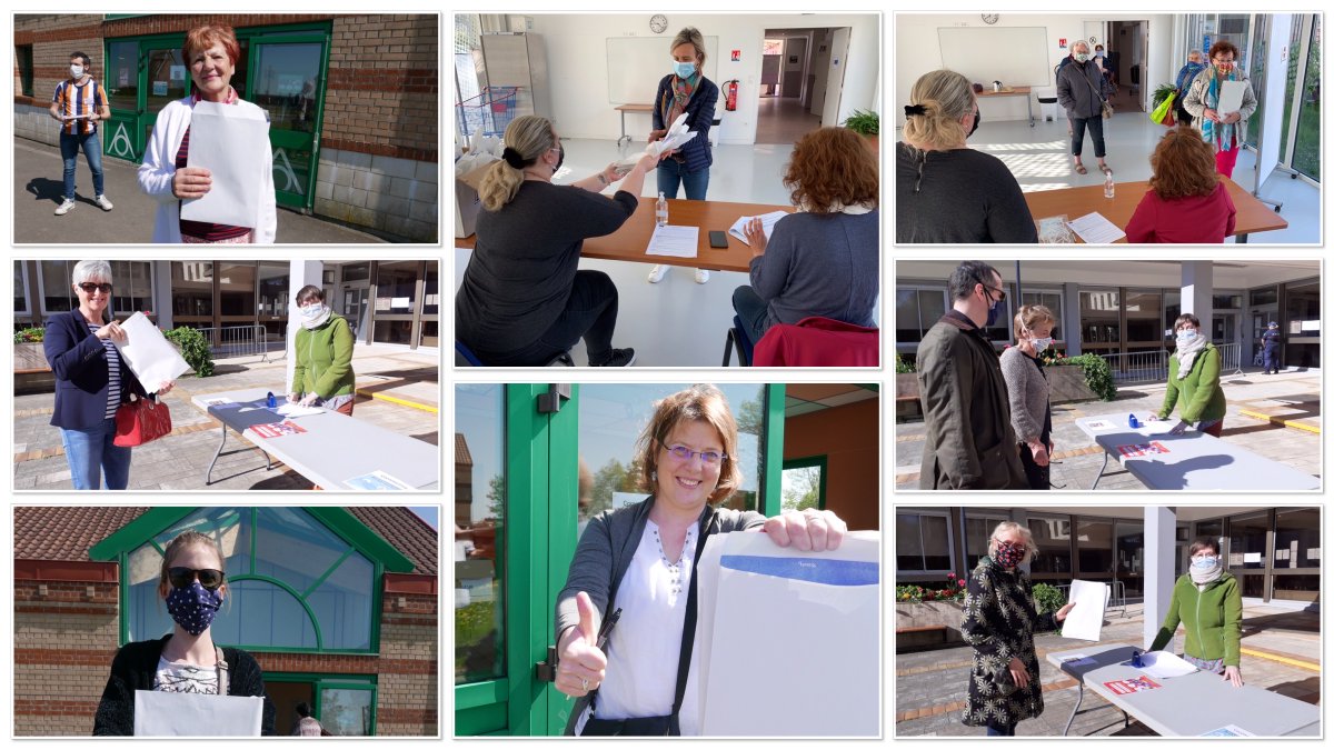 Les masques du 💟⎪Nos premiers kits pour coudre des masques en tissu ont été distribués. Hier à Achicourt, ce matin à Arras et Saint-Nicolas. Les habitants sont au rendez-vous. C'est une belle chaîne de solidarité qui se forme. Merci à tous ! 
cu-arras.fr/masques-du-coe…