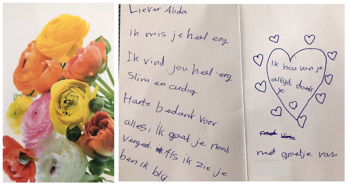 Wat ontzettend lief! Zomaar een kaartje van de statushouder die ik heb mogen begeleiden via <a href="/VluchtelingWerk/">VluchtelingenWerk Nederland</a> in onze gemeente <a href="/Noordenveld/">Gemeente Noordenveld</a>. #ontroerend #VIP #Vluchtelingenwerk #daarwordjeblijvan