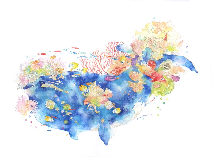 #オンラインくじら展 
出したことある絵ばかりだけど、このタグは...!好きです!クジラ?
ザトウ、マッコウ、ザトウ、セミ 