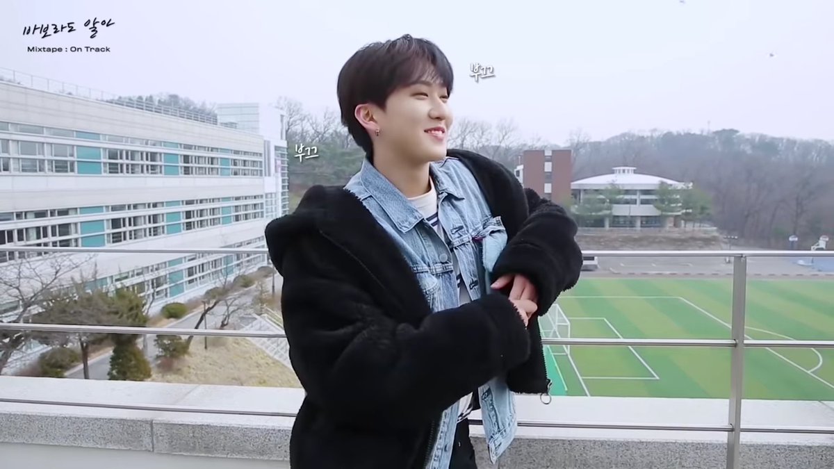 felix has his own furry coat but still wears changbin's.See the differencefelix's furry coat         changbin's coat