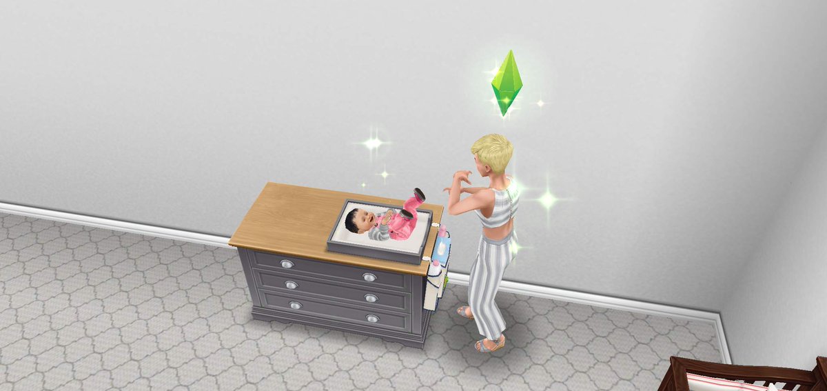 OK, they are not top notch pictures. The ability to take nice screenshots is something TS4 has, and TSF doesn't have. But the  #SimsFreeplay deserves a little respect from  #TheSims4 community. We have.... Functional babies