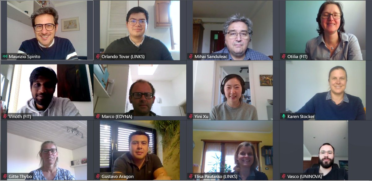 Preparing the final review meeting to be held remotely next week. 
We're committed to make it a success despite #COVID19, which has taken away from us the pleasure to meet each other in person for the last time, after 3.5 years of intense collaboration. #Alperia