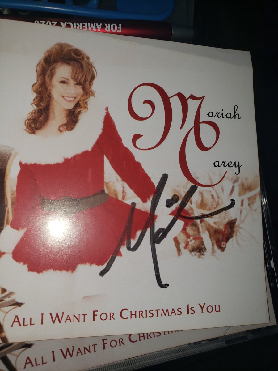Shunnedbliss's tweet photo. @MariahCarey Last Christmas, I purchased 4 of your Limited All I Want For Christmas is you CD's , they arrived yesterday and are printed by an autopen machine. This is really disappointing to falsely advertise your merchandise. All I want For Christmas is your real autograph https://t.co/md3nlQ5aU7