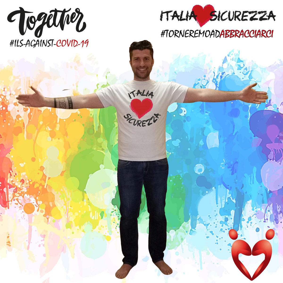 marco_geom's tweet photo. #Torneremoadabbracciarci
#TorneremoInsieme e se vorrete vi abbraccerò!

nata dall'idea di Karen Anna Martino per il movimento di #ItaliaLovesSicurezza e...tanto movimento anche con #LeonardoCampionePreferito :) https://t.co/mz6bY9RxAk
