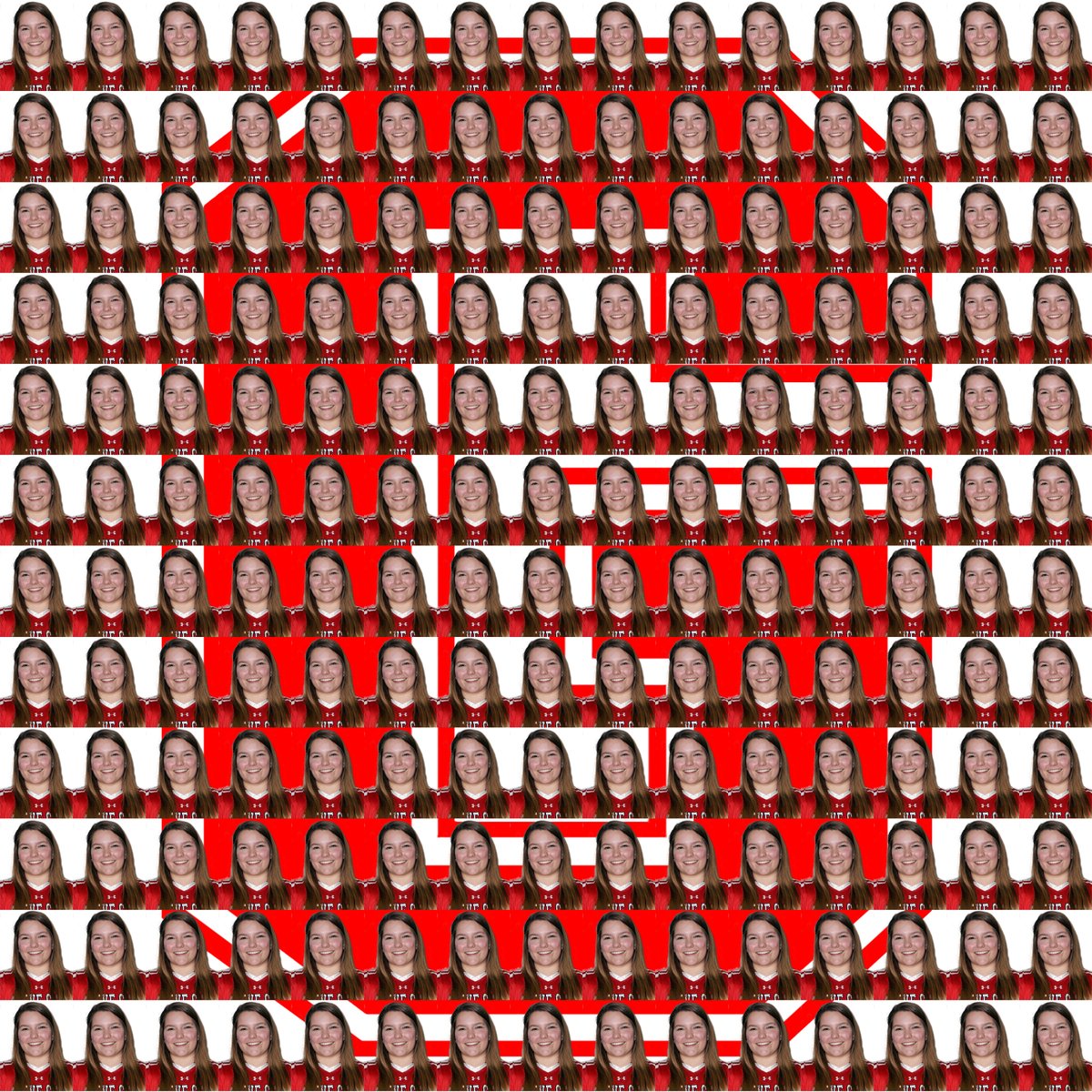 GCC_Wolverines's tweet photo. "The Dietz Dilema" 
Can you spot @GCC_SB Haley Dietz in the sea of Hannah Dietzes?🧐🥎🔎

Shout out to @jmdaws_ for spotting all three differences in last week's post!

First one to comment with the location of Haley will get a special shout out in our next post! https://t.co/8uDv3EP7hH