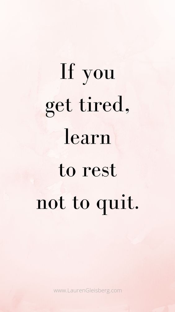 Rest is part of the work. Embrace it! #LivingPurposefully #ChoosetoCreate