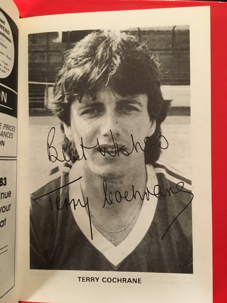 thefootballfly's tweet photo. #Middlesbrough FC Supporters Diary &amp; Handbook 1982-83 fully signed #Boro #TerryCochrane #StephenBell #IrvingNattrass #DaveShearer #JoeBolton https://t.co/hPQ8MDyZyO