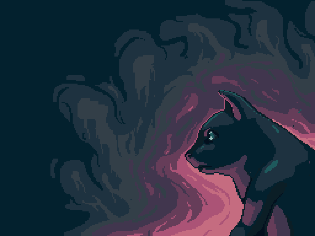 My cat powering up when she knows I have food
#pixelart #ドット絵
