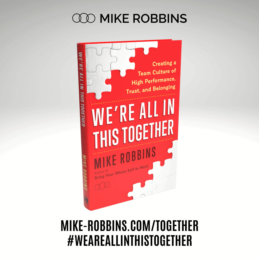 Now more than ever, we’re all in this together. My friend <a href="/mikedrobbins/">Mike Robbins</a> has just released a very timely and timeless book with this exact title that I highly recommend – check it out: Mike-Robbins.com/Together #WeAreAllInThisTogether