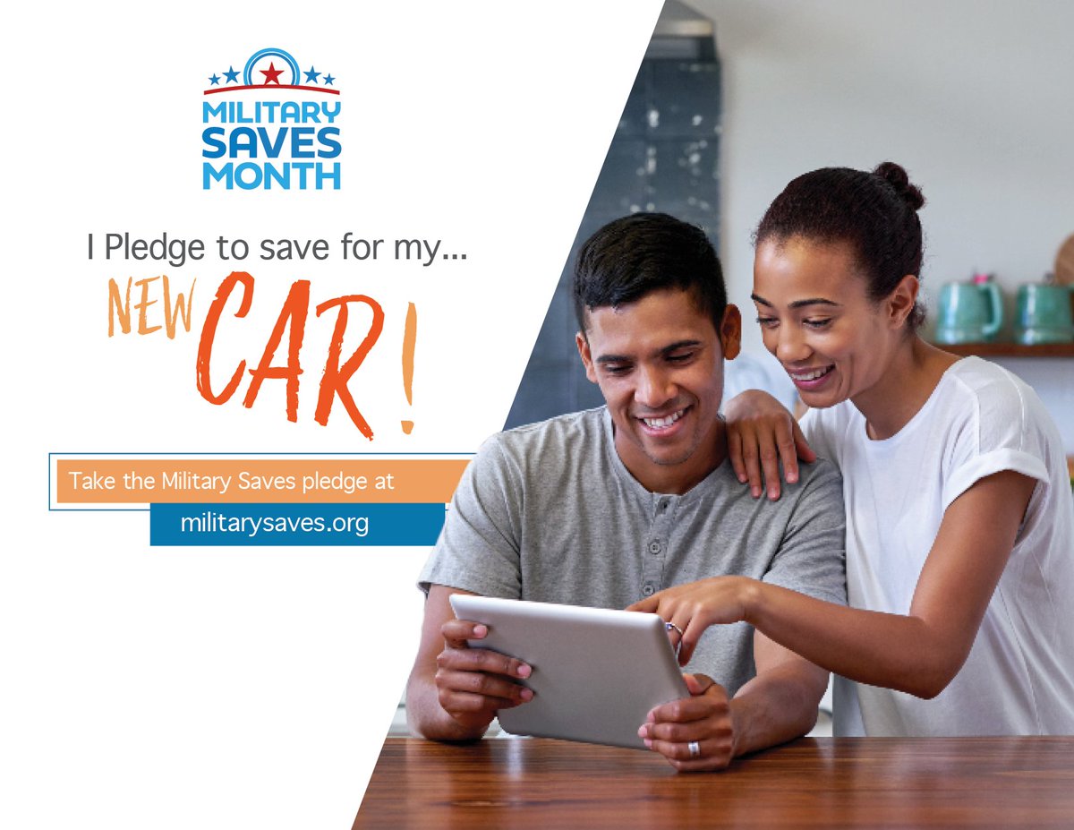 VeteranSaves's tweet photo. Savers with a plan are 2xs more likely to meet their savings goals! Need to make your plan? Take the Military Saves Pledge or repledge! You’ll choose your savings goal, including how much to save and for how long. #MSM2020 #SaveWithAPlan #MySavingsPlan https://t.co/zguYeLCv6Z