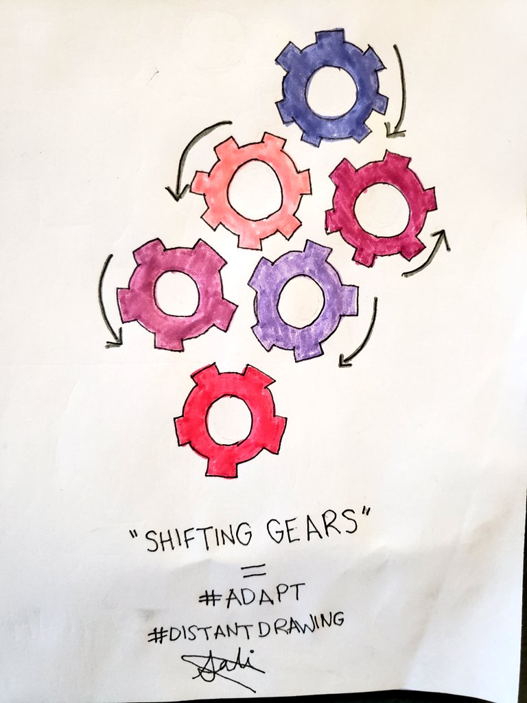 actuallynotsali's tweet photo. We're all works in progress. And I'm doing my best every day to switch gears, #adapt, and meet life wherever I am.
#DistantDrawing โ https://t.co/yM1fixK93o