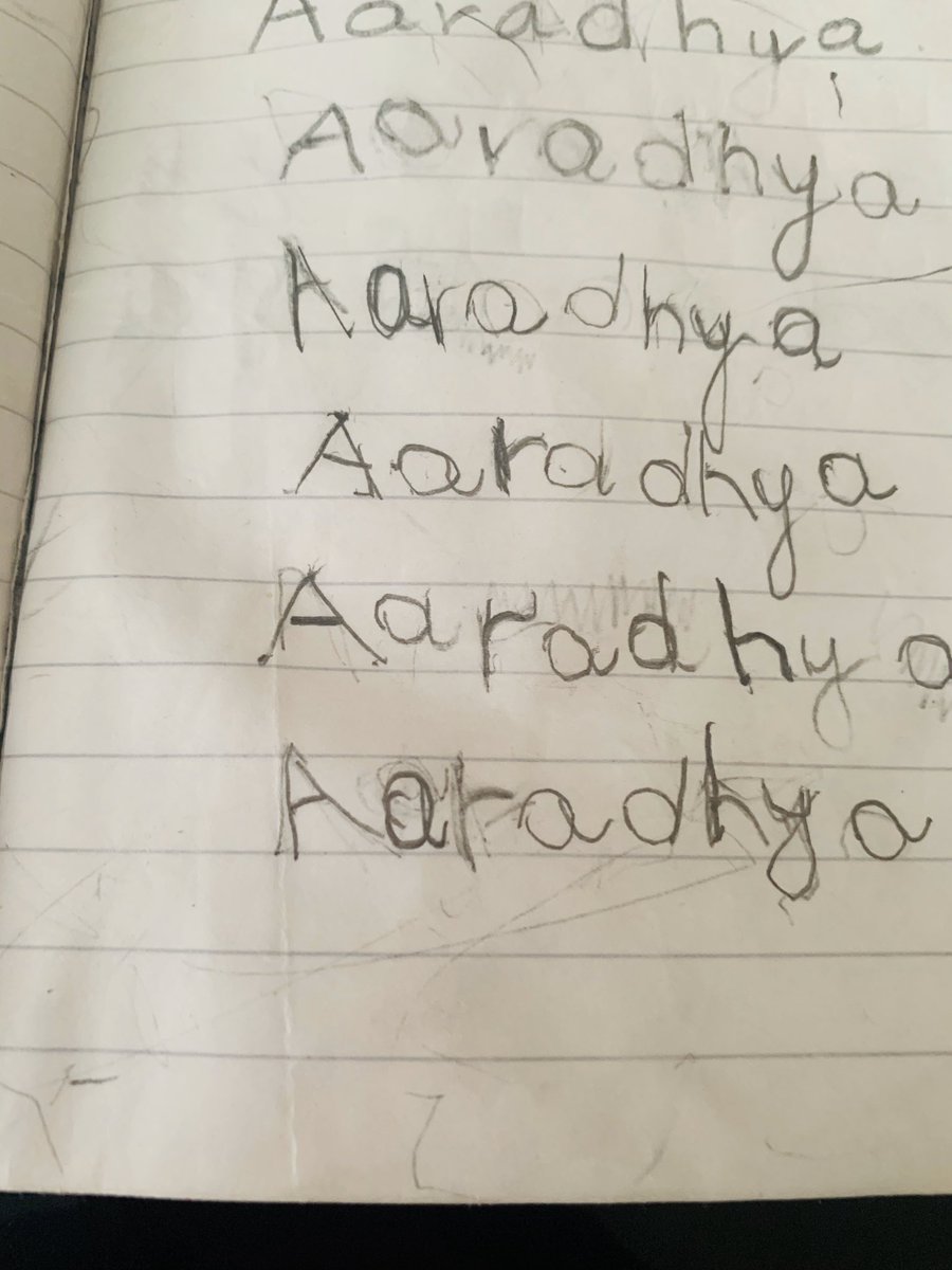 sujithkirijah's tweet photo. @longmoorcps Aaradhya writing ✍️ her name and  1-20 numbers 😊🤗. https://t.co/Xb9jesvR2G