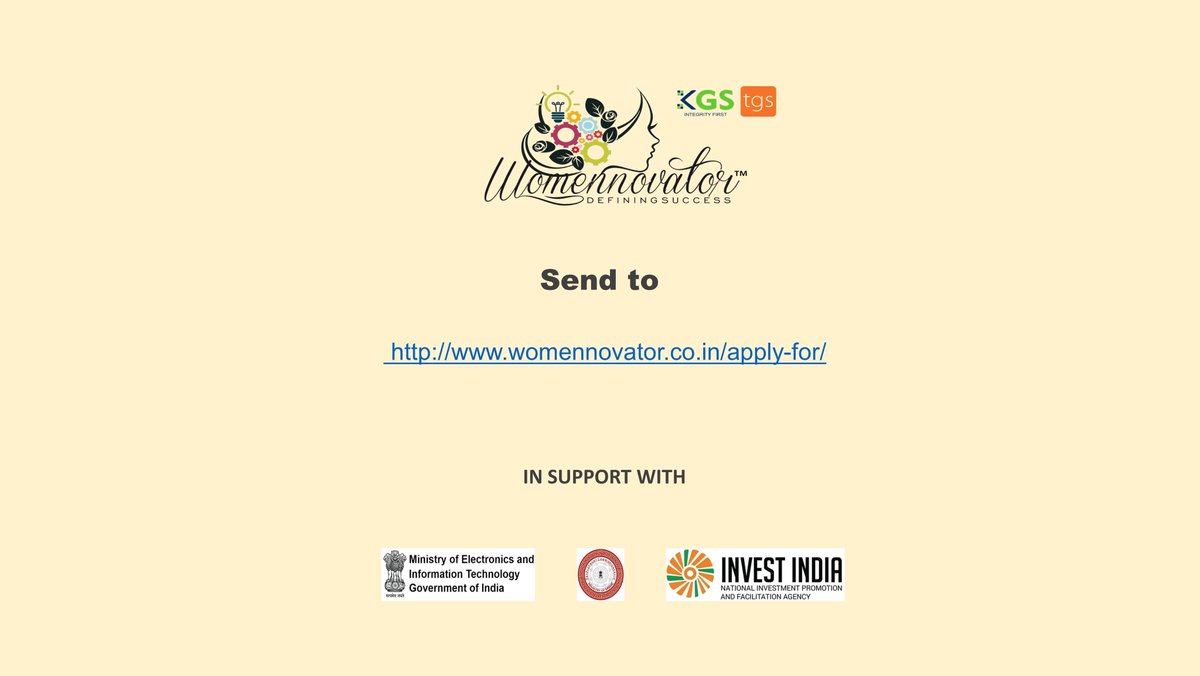 Hey #WomenEntrepreneurs or #WomeninHospitality
got an #Idea? Apply for #Womennovator’s #WomenFaces 2020 award &amp; get a chance to showcase your ideas &amp; grow!
Visit:womennovator.co.in/women-applicat…