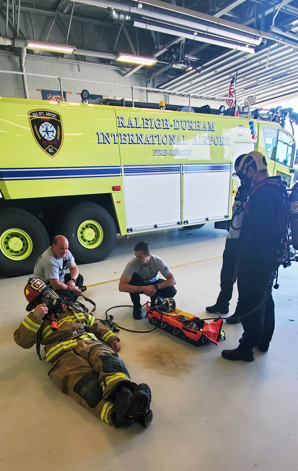 RDU Airport on Twitter "A firefighter's work is never finished! RDU's