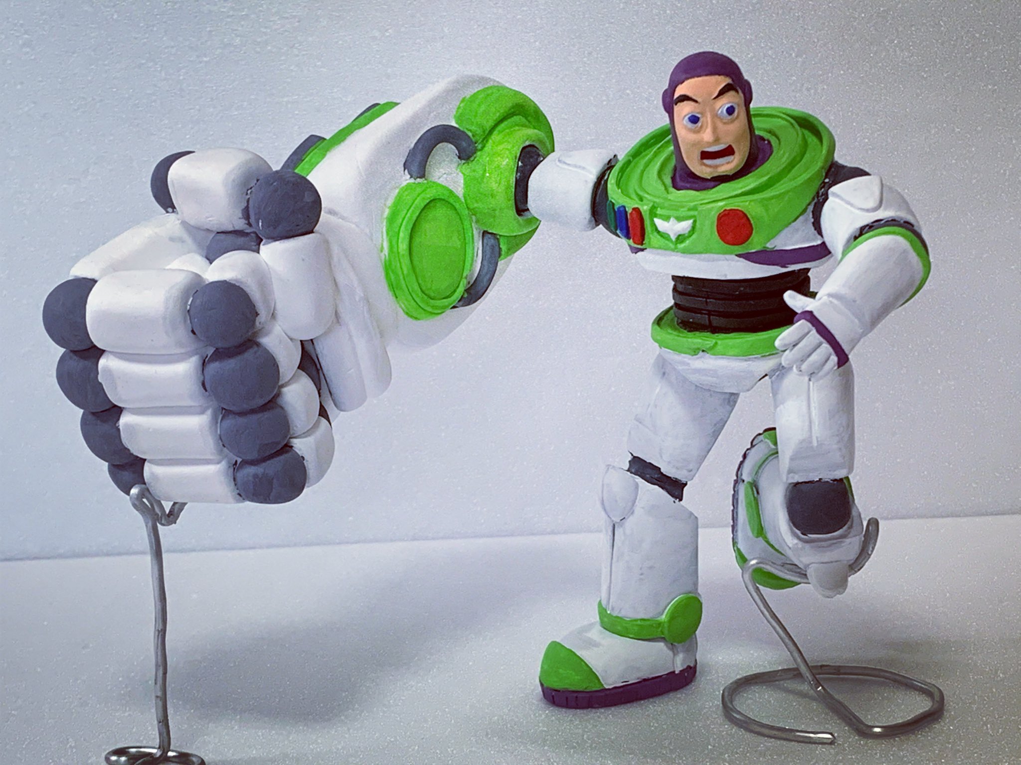 松浦レイン En Twitter バズ ライトイヤー パンチアーマー トイストーリー バズライトイヤー フィギュア スカルピー 紙粘土 Diy ディズニーピクサー パンチアーマー T Co 2k0lhuw2vx Twitter