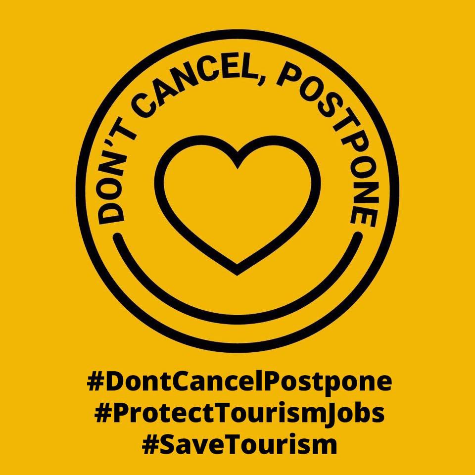 THHC_Statics's tweet photo. Help keep the tourism sector going by not cancelling your holidays and postponing them instead #dontcancelpostpone #protecttourismjobs #savetourism https://t.co/tB4pUYrpdc
