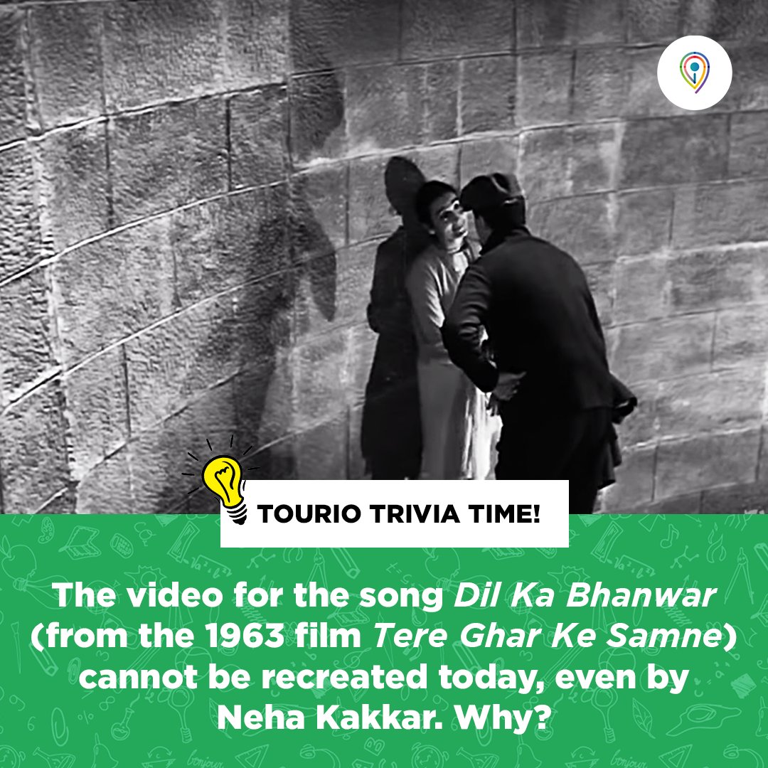 TourioIt's tweet photo. Q7 - Though this Md. Rafi number is amazingly melodious, what you see just can't be replicated - probably for good reason! Why?
#TriviaTuesday #Covid_19india #QuarantineAndChill https://t.co/5Sayc2p16g