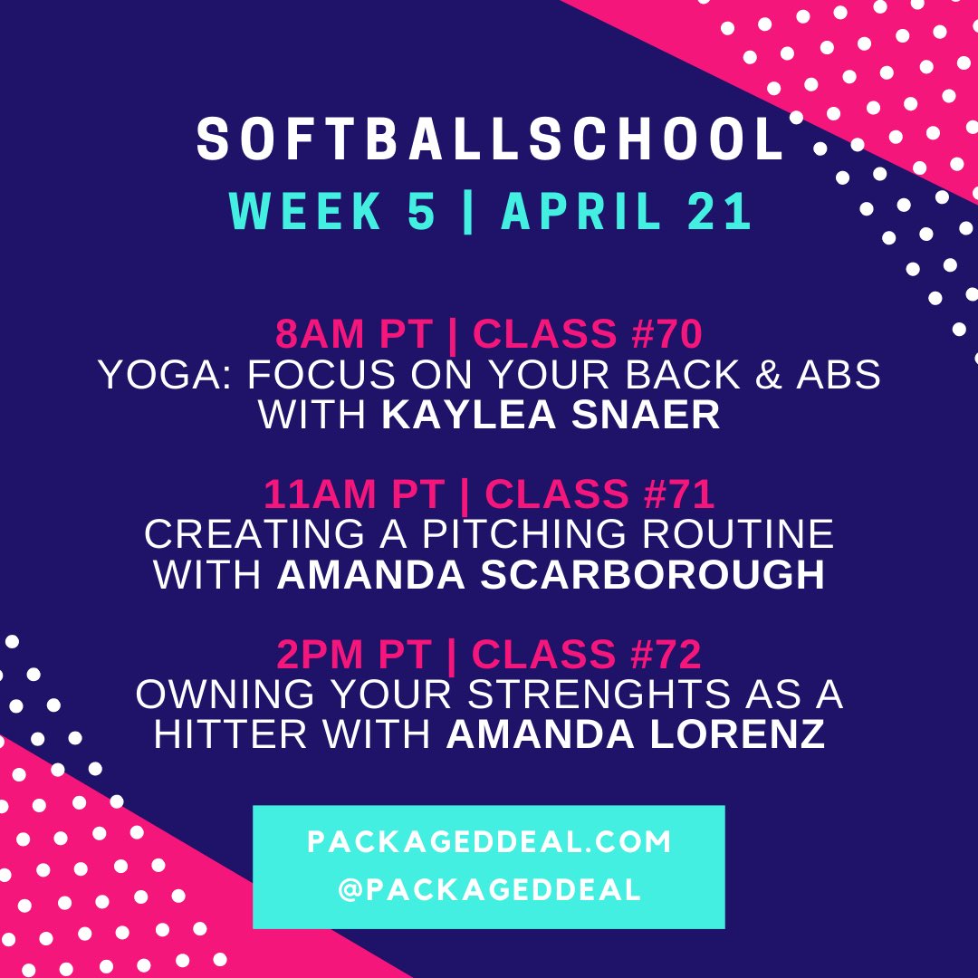 Today in Softball School!

Two Amanda’s and a Kaylea!😂

packageddeal.com/softball-school