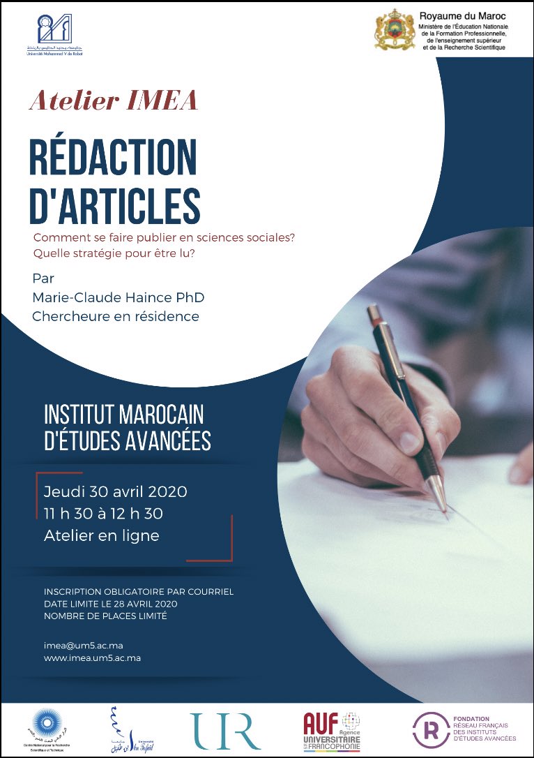 Institut Marocain d'Etudes Avancées tweet media