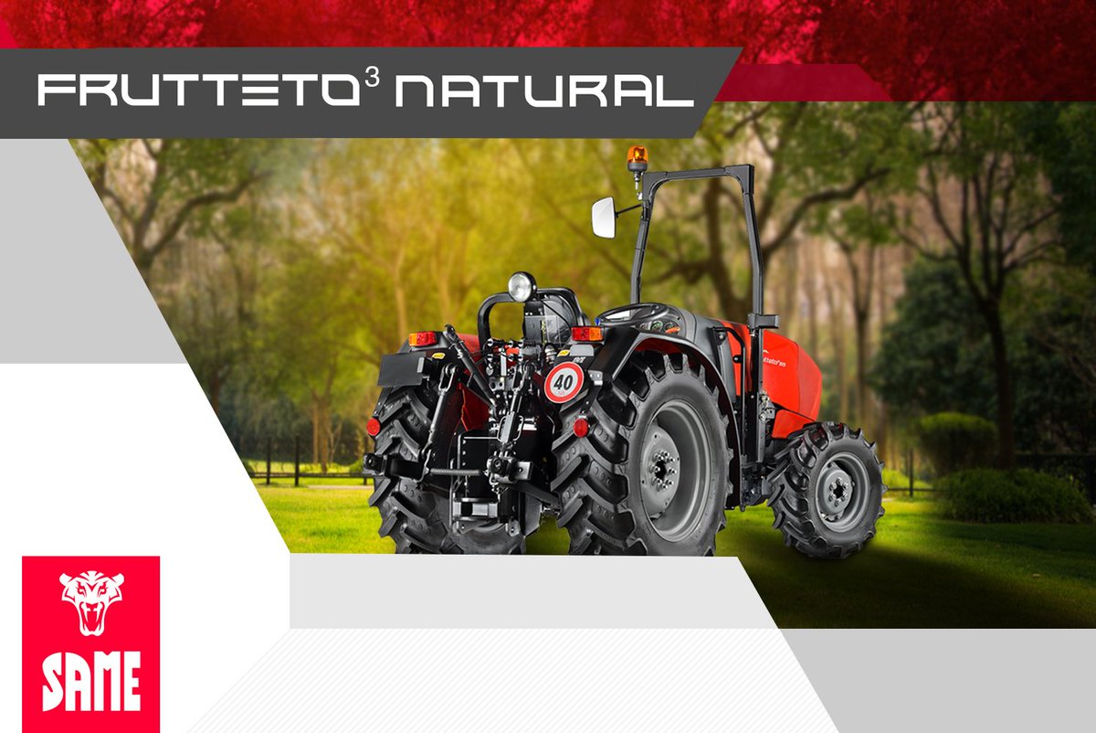 TraktorSame's tweet photo. Same Frutteto Natural güçlü motor yapısı ve tasarımı ile işlerinizi daha verimli ve konforlu yapacaksınız. 
#ILOVESAME #SAMEtraktör #samegücü #fruttetonatural65 #sameteknoloji #traktör #tarımmakinaları #samepower #SameTürkiye https://t.co/0OSEOw7Yz6