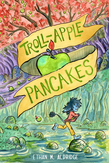 TROLL-APPLE PANCAKES is a story about a troll child on an epic quest for the key ingredient to their favorite snack! Painted in vivid watercolors, this new comic is available now, pay what you think is fair! https://t.co/ROozCg8c8I. RT's appreciated! 