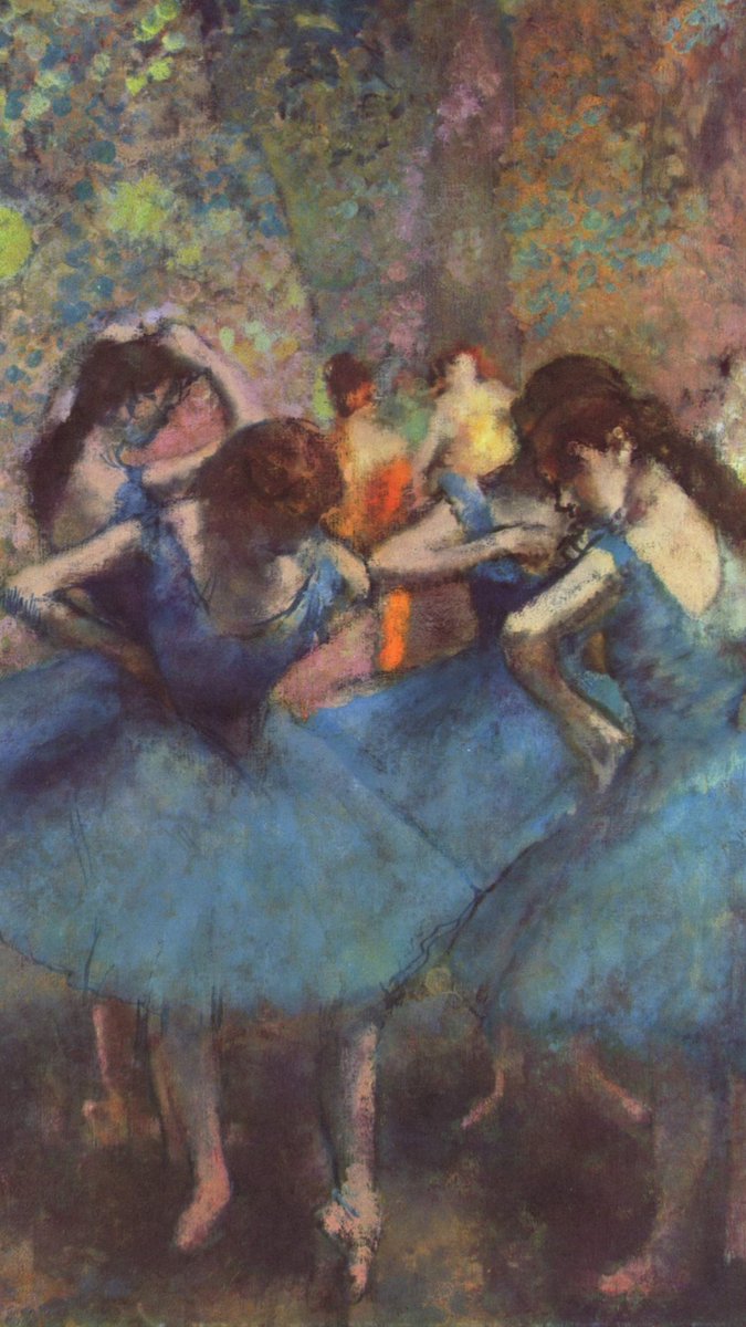 Edgar Degas 1 — The Dance Class 2 — The Ballet Class 3 — Dancers in Blue 4 — The Green Dancer