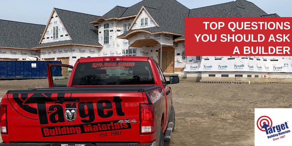 TargetBuilding's tweet photo. Want to build your dream home?
Here are some top questions you should ask a builder provided by The Windsor Essex Home Builders' Association Inc. https://t.co/dauwznI92A
#YQG #builders #Construction #TipTuesday #TargetBuilding https://t.co/gsd4PLExEs