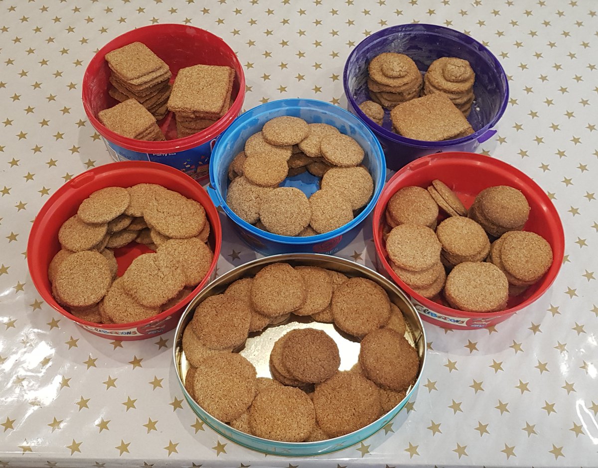 Moulin2Roues's tweet photo. Made 4kg of (digestive) biscuits with wholegrain flour we made here!  Still got 20kg of flour left - hmmm what next?
#NationalTeaDay https://t.co/5P21V45aiQ