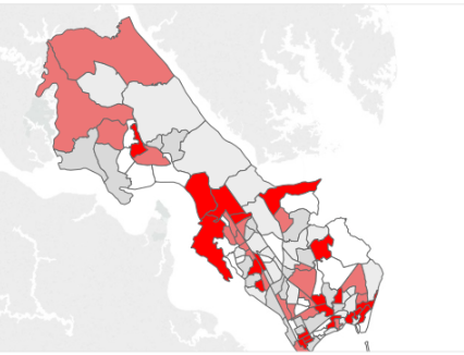 4-5 years ago I* did an assessment of the unmet need for contraception in the Peninsula. We have Census Tract level data on a lot of things, age, gender, race, insurance status, average income. *I caused it to be done in this case, but I did one previously for Norfolk.