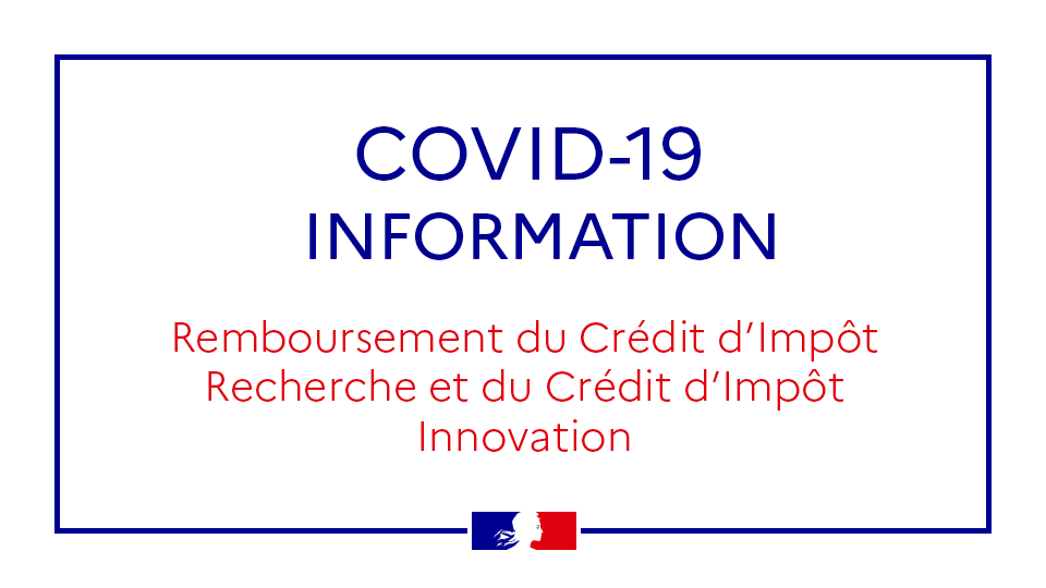 #Covid19 Vous êtes à la tête d'une #startup, #PME ou jeune entreprise innovante #JEI, demandez le remboursement anticipé du crédit d'impôt recherche (CIR) et du crédit impôt innovation (CII) #SolidariteEconomique
▶️ bit.ly/2Vrd8SY