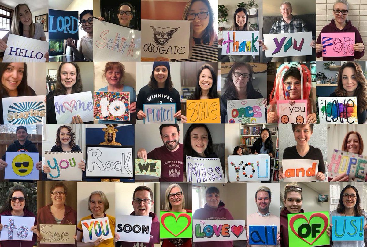 A message for our students from the Lord Selkirk staff. 
@WinnipegSD <a href="/toujouramie/">Amie L Johnston</a> <a href="/ms_amesmulvenna/">Amy Mulvenna</a> <a href="/PauloPteixeira/">Paulo G Teixeira</a> @Miss_C_Almeida <a href="/ColleenTien/">Colleen Tien</a> @mrsstern2017 <a href="/msquincyg/">Quincy</a> <a href="/shineonkiz/">Jenn Kiziak</a> <a href="/mrkozarchuk/">Mr. Kozarchuk</a> @MrMRoom40 <a href="/Patkin17/">Pat Atkinson</a> <a href="/duncan_telford2/">D Tel</a>