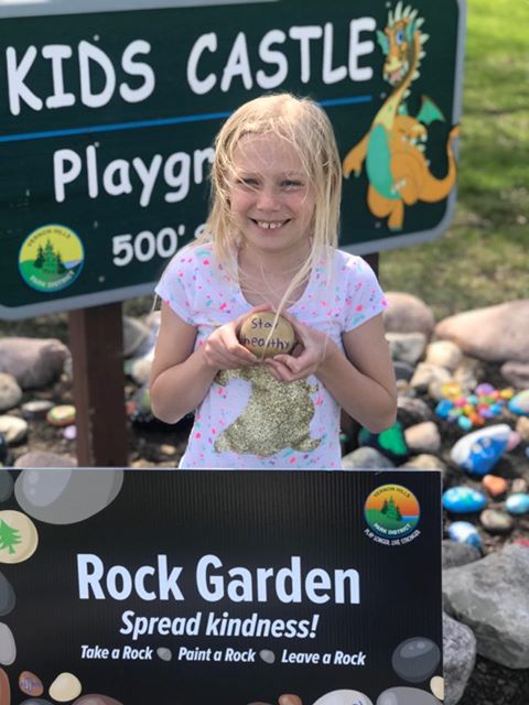 VHParkDistrict's tweet photo. Have you visited our new rock gardens at Deerpath Park, Century Park, and Hartmann Park? They are growing a little bit everyday! Take a rock to paint or decorate a rock of your own to help us spread kindness and positivity. #vhparks #vhrocks https://t.co/boOv3b0ut7