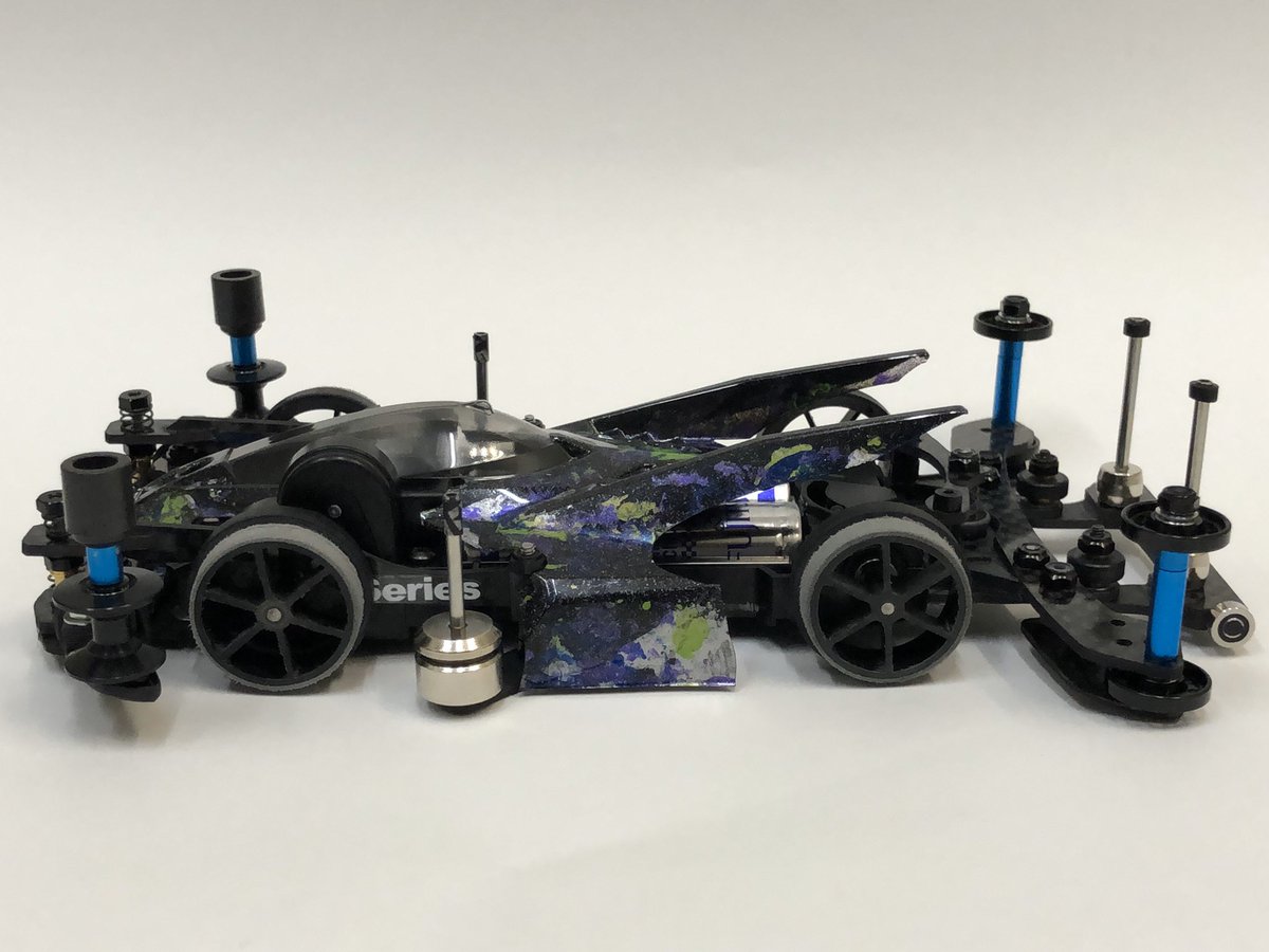 ミニ四駆 VZシャーシ カスタム完成品 ミニ四駆 VZシャーシ カスタム完成品 ミニ四駆】新マシン完成！！これが俺