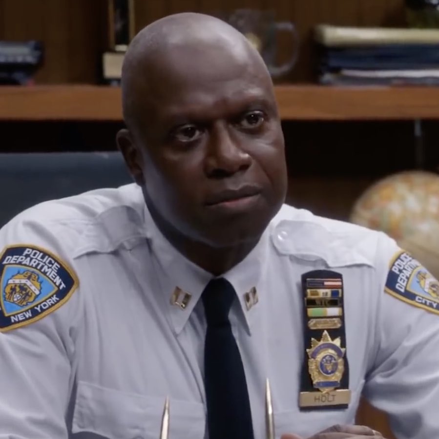 raymond holt as nick fury  - leader  - done with your bullshit  - stern  - genuinely cares about others