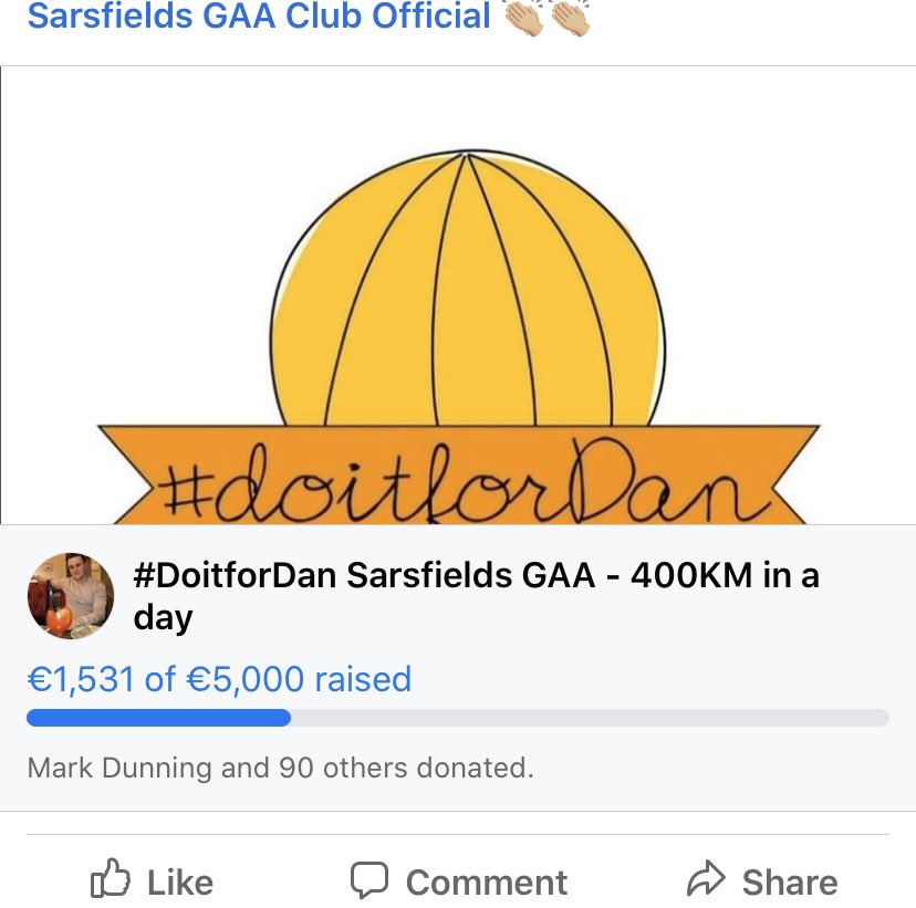 kieranlillis's tweet photo. For any club thinking of holding a fundraiser for @DoItForDan201 

I can safely say that the “Club run for Dan” is a winner..  it’s a great hassle free way for your club to come together and raise money for a worthy cause! 

Get in touch for more info! 

*PLEASE RT*
#doitfordan https://t.co/7B7VntRBxg