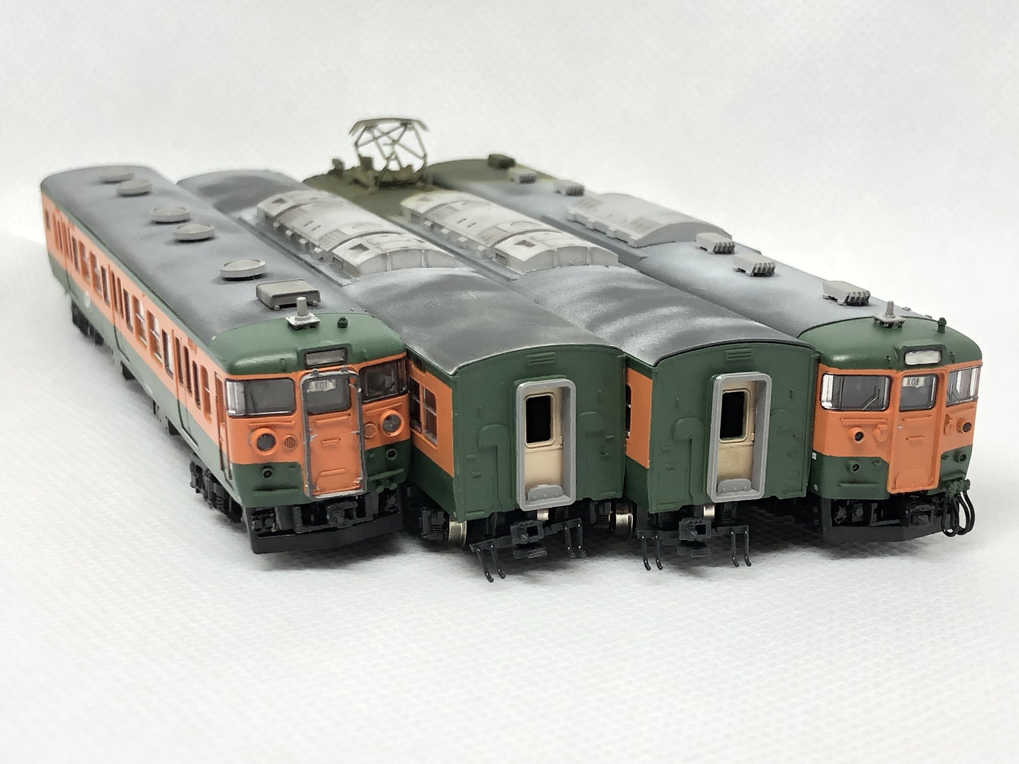 大勧め KATO カトー 115系3500番台 モハユニット 動力車 改造品
